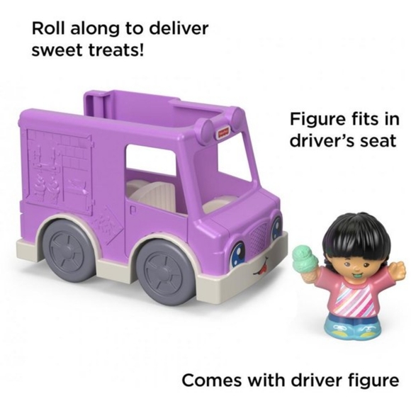 Fisher-Price Little People Dessert Time Set & Share a Treat Ice Cream Truck - Picture 9 of 12